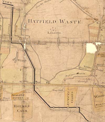 Plan of Hatfiekd Chase 1776