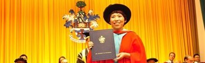 DengYaping honorary doctorate