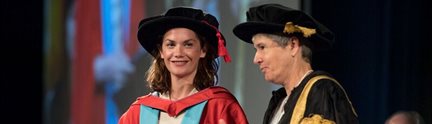Ruth Wilson receives her honorary degree