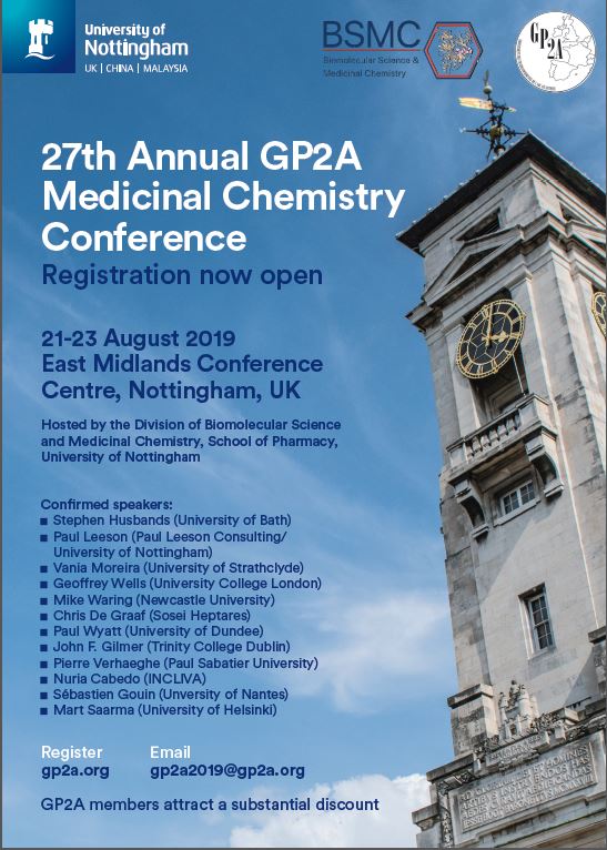 27th Annual GP2A Medicinal Chemistry Conference The University of