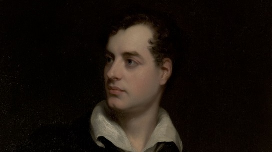 Image of Lord Byron, credit Newstead Abbey, Nottingham City Museums and Galleries