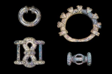 1. Burrough Hill Finds - 'Objects from the Burrough Hill Hoard © ULAS'