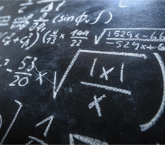 Maths blackboard - iStock-467782423