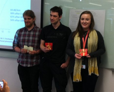 1st Yr Winners-Ben,Jan,Caitriona