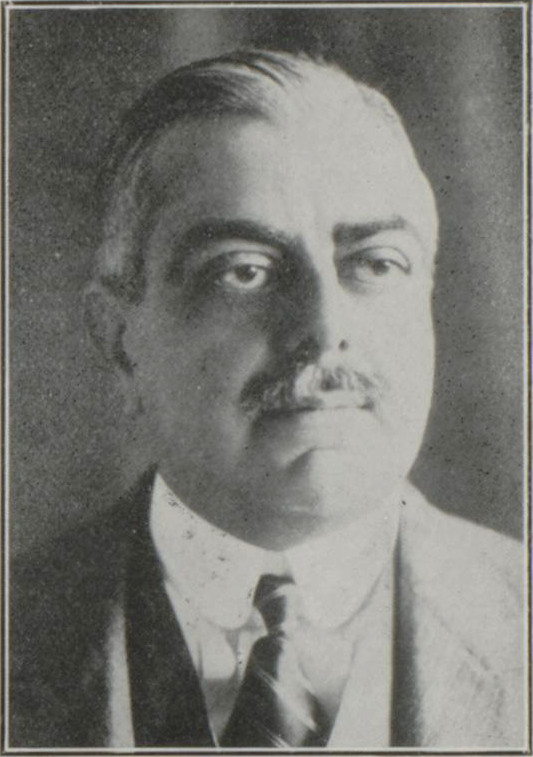 Photograph of Sir Sultan Mahomed Shah, Aga Khan III, from the published biographical guide to delegates at the second session of the Round Table Conference, 1931