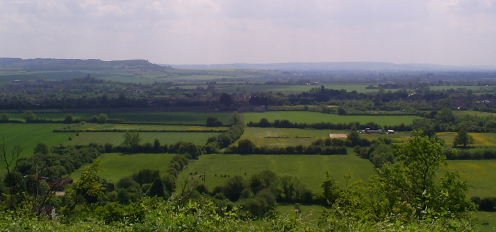 Photograph of the view from Totternhoe