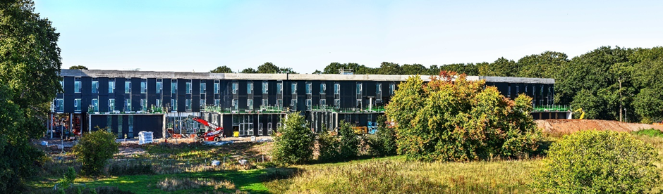 External view of National Rehabilitation Centre under construction