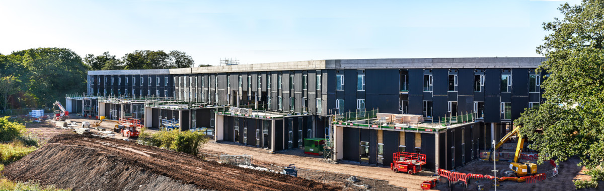 External view of National Rehanbiltation Centre under construction