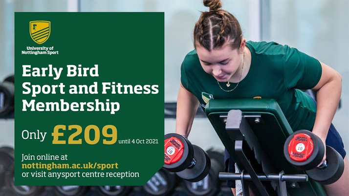 Student Sports Membership The University Of Nottingham