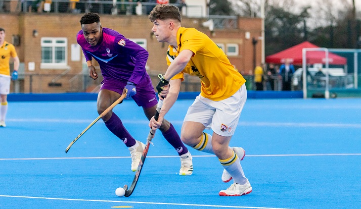 Conor Williamson playing Hockey for the University of Nottingham