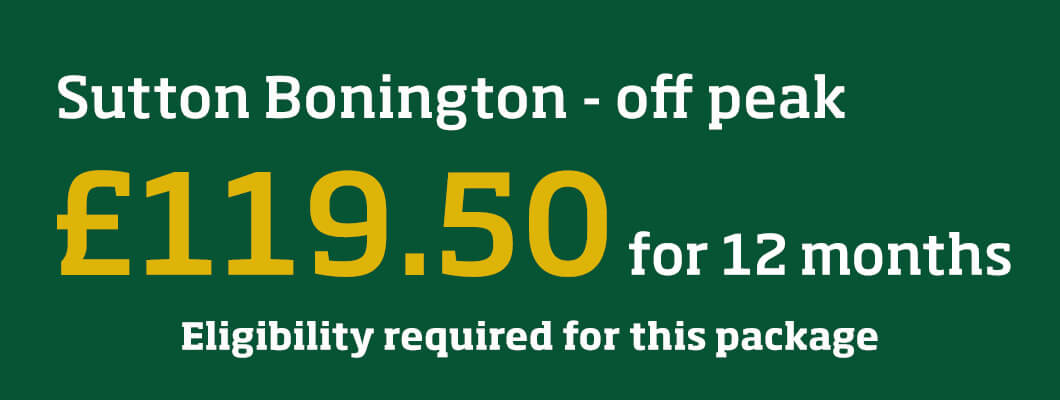 Sutton Bonington Sports Centre - off peak membership available for £119.50 or 12 months with eligibility required