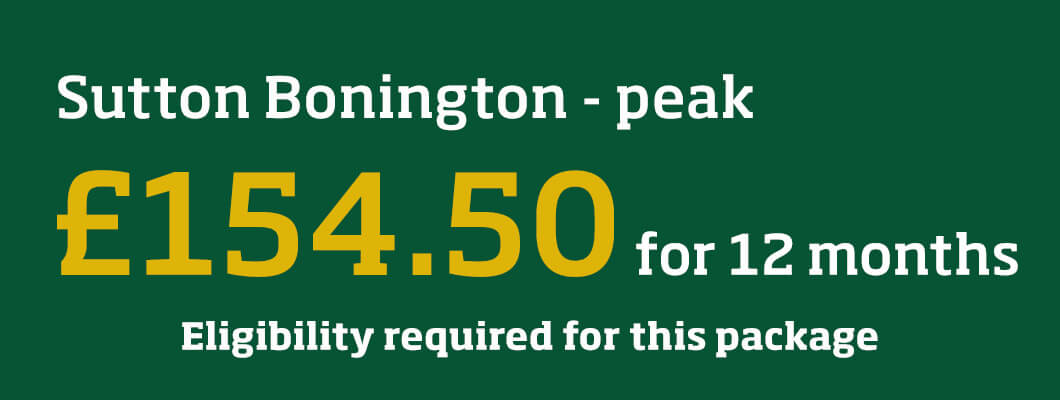 Sutton Bonington Sports Centre - peak membership available for £154.50 or 12 months with eligibility required