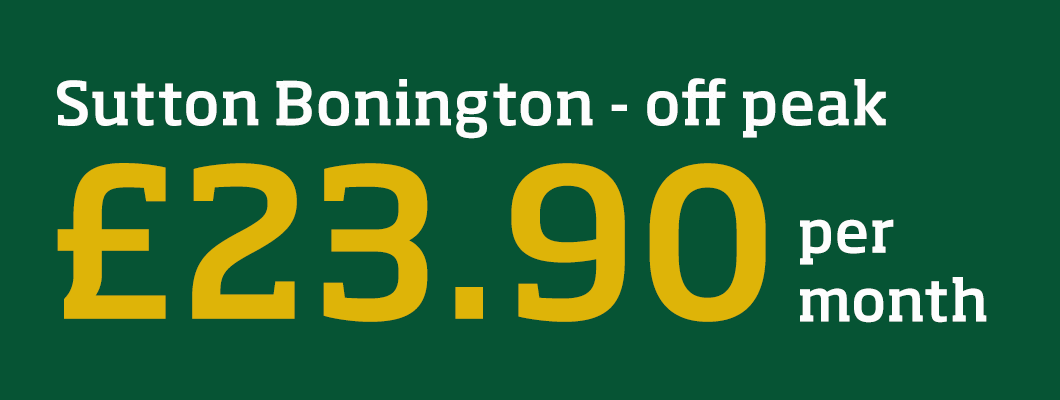 Public membership at Sutton Bonington (off peak), available for only £23.90 per month