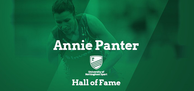 Annie Panter - University of Nottingham Sport Hall of Fame