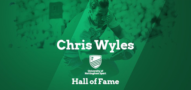 Chris Wyles - University of Nottingham Sport Hall of Fame