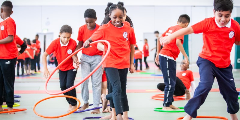 Primary pupils jump through hoops at Discovery Day