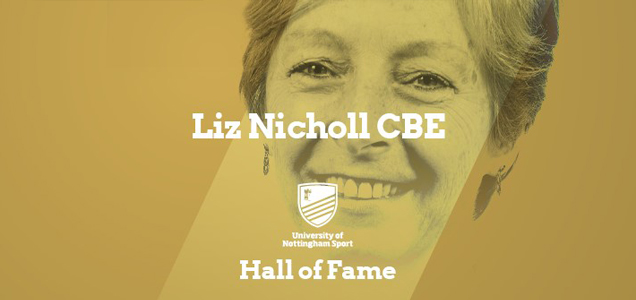 Liz Nicholl - University of Nottingham Sport Hall of Fame