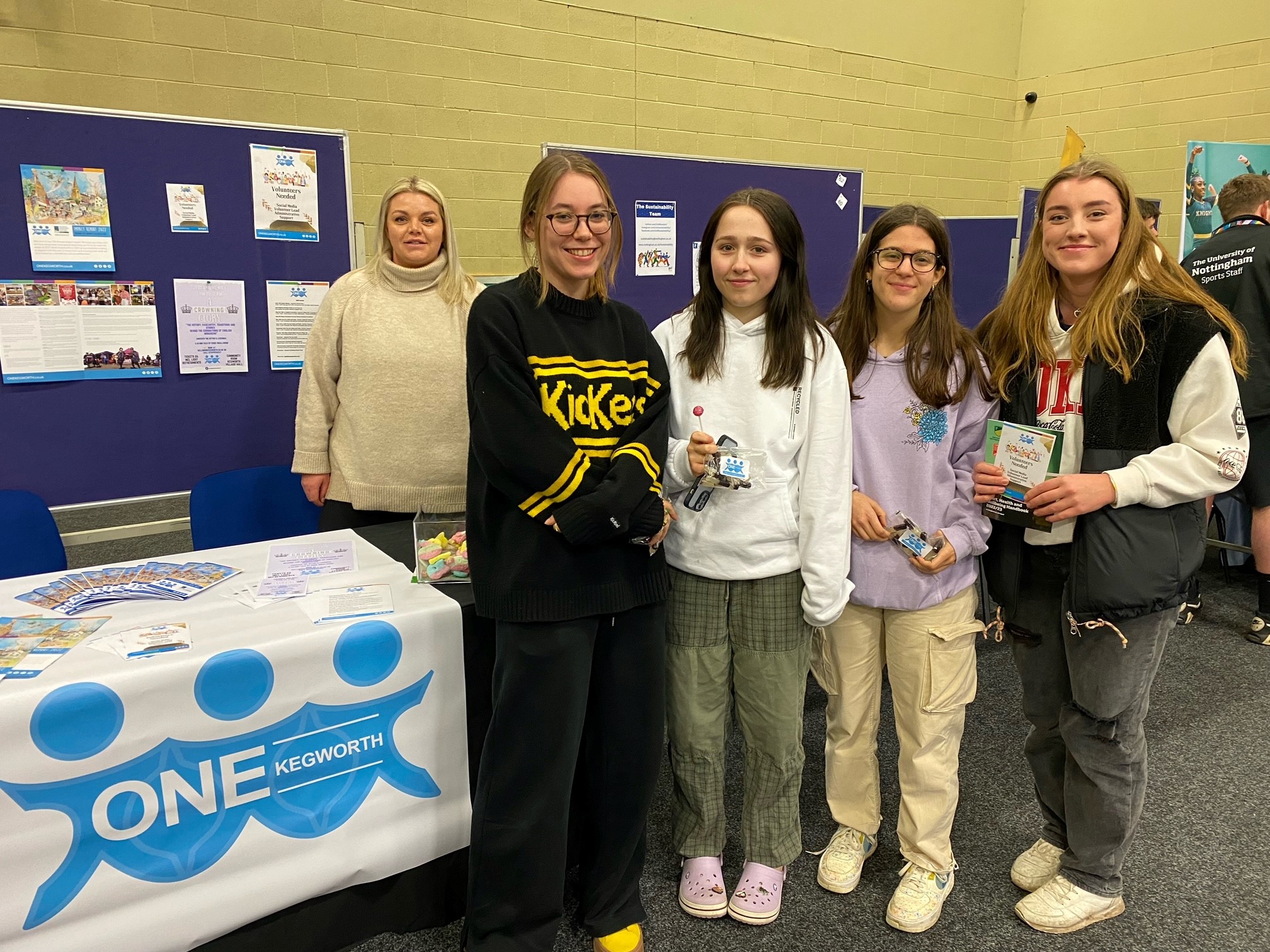 Stall at Welcome Fair April - Students