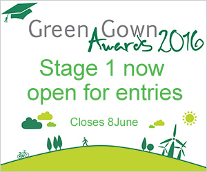 Green Gown Awards 2016 logo with closing date