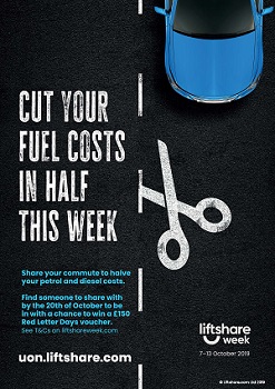 Poster for Liftshare Week 2019