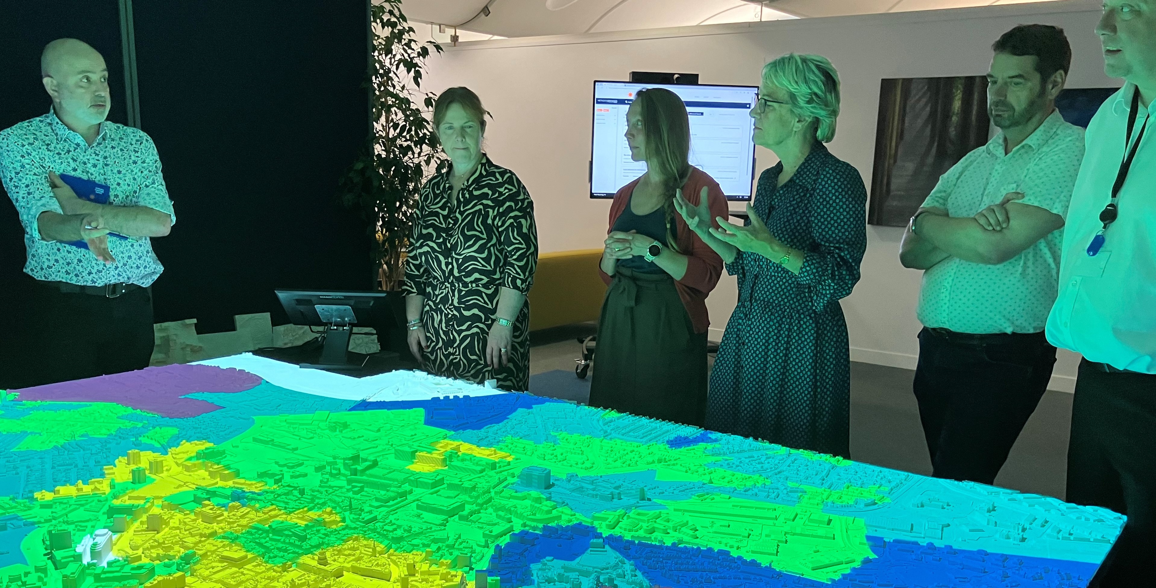 University Park viewed on the Projection Augmented Relief Model