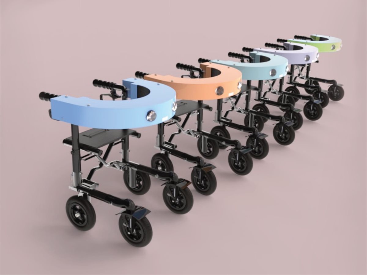 Colour options for Rollator for the Visually Impaired