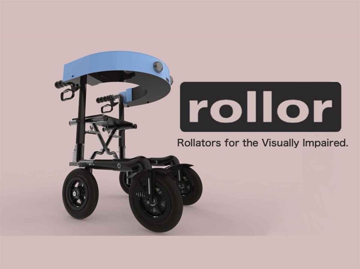 Rollator for the Visually Impaired