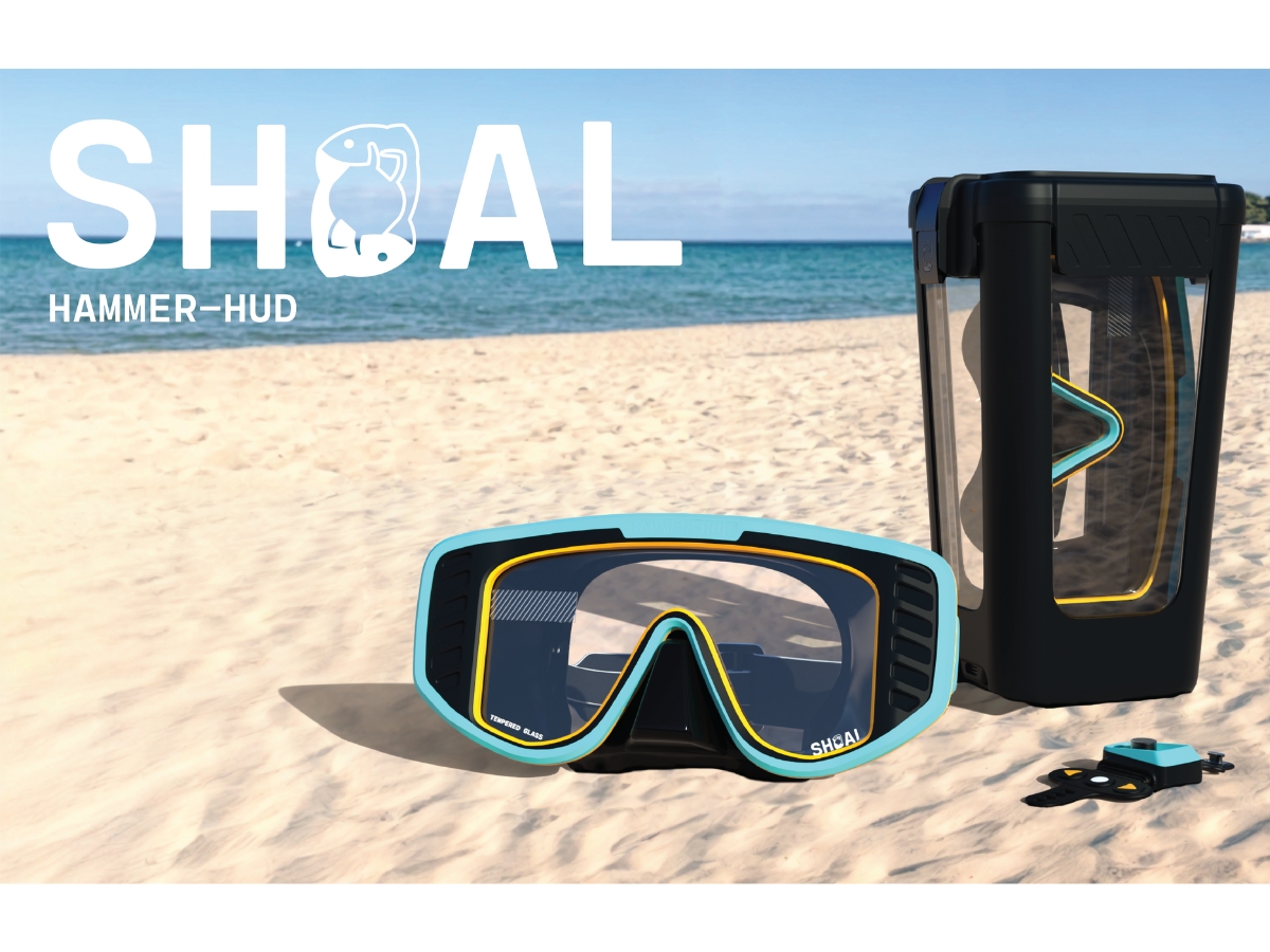 SHOAL HAMMER-HUD - augmented reality scuba goggles