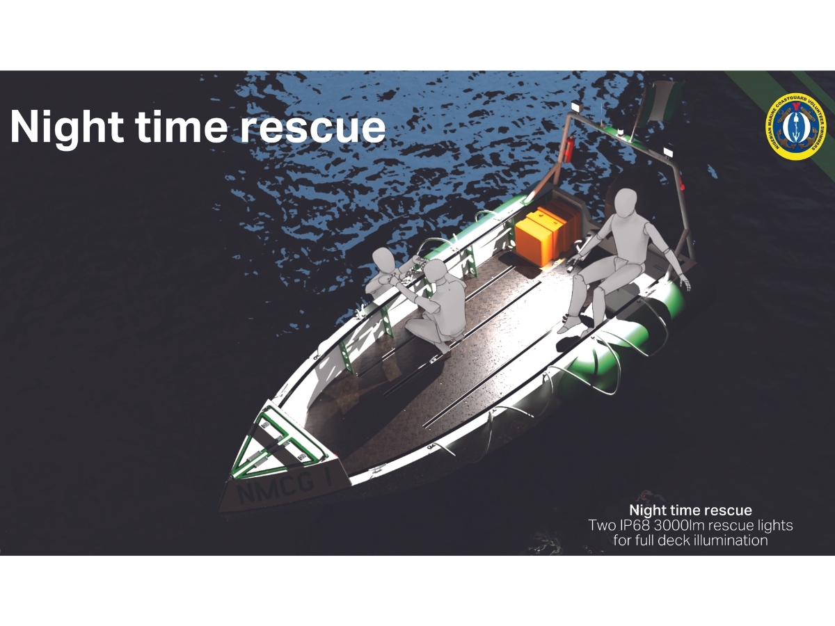 Night-time rescue response in the NMCGVS