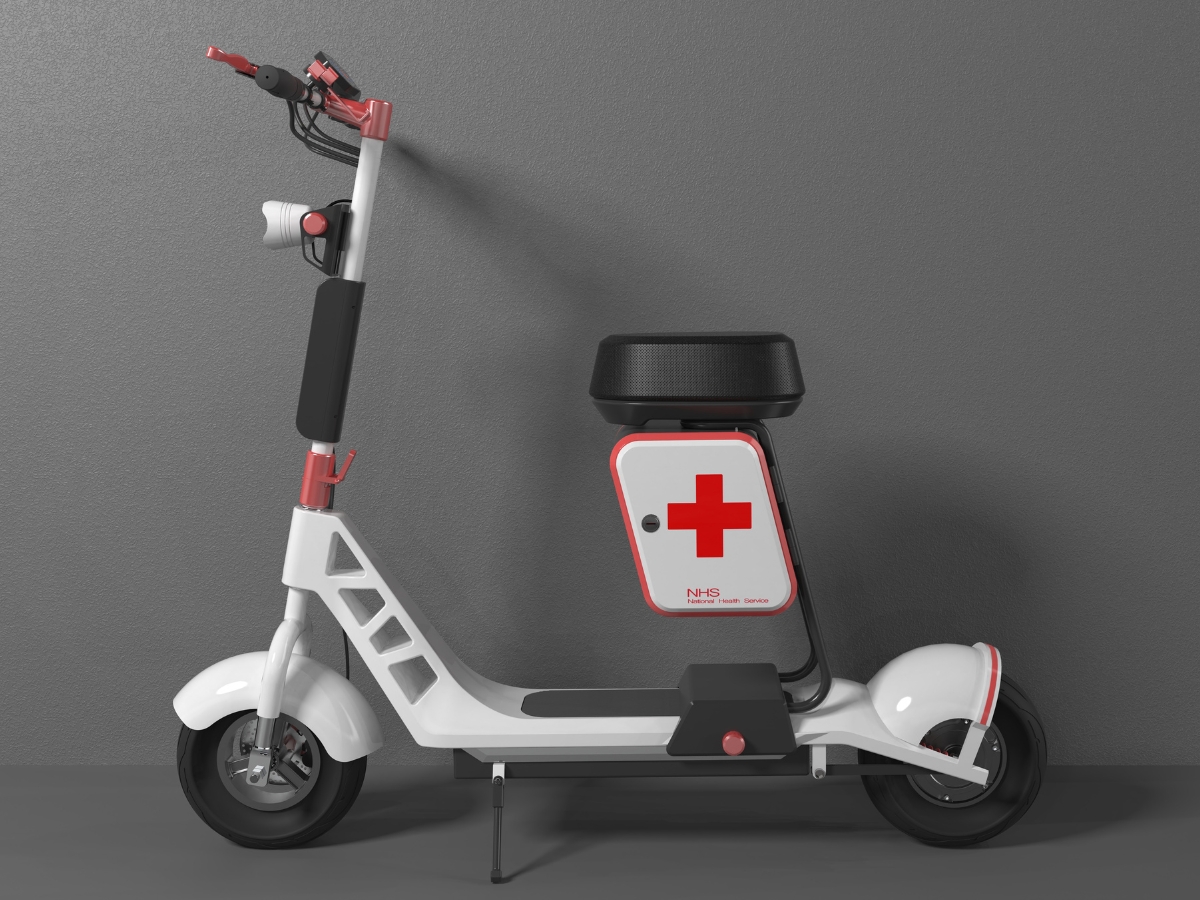 Safety feature of the electric scooter