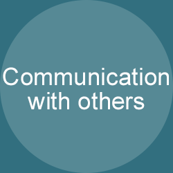 Communication with others