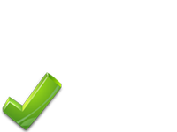 A green tick