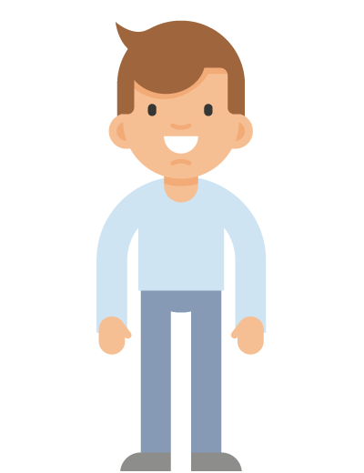 a graphic representation of a 16 year old boy