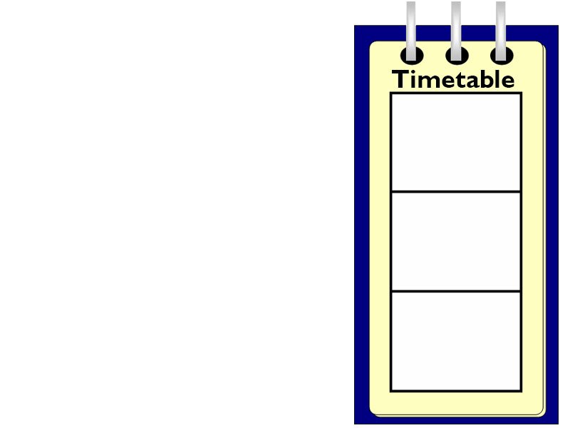 Timetable illustration