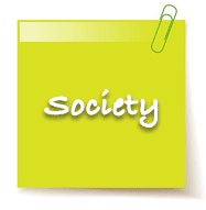 Society post-it note