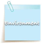 Environment post-it note