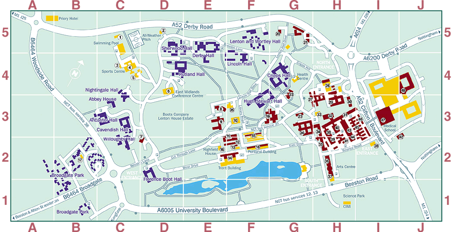 University Of Nottingham Campus Map Index Of /Images/Campus-Maps