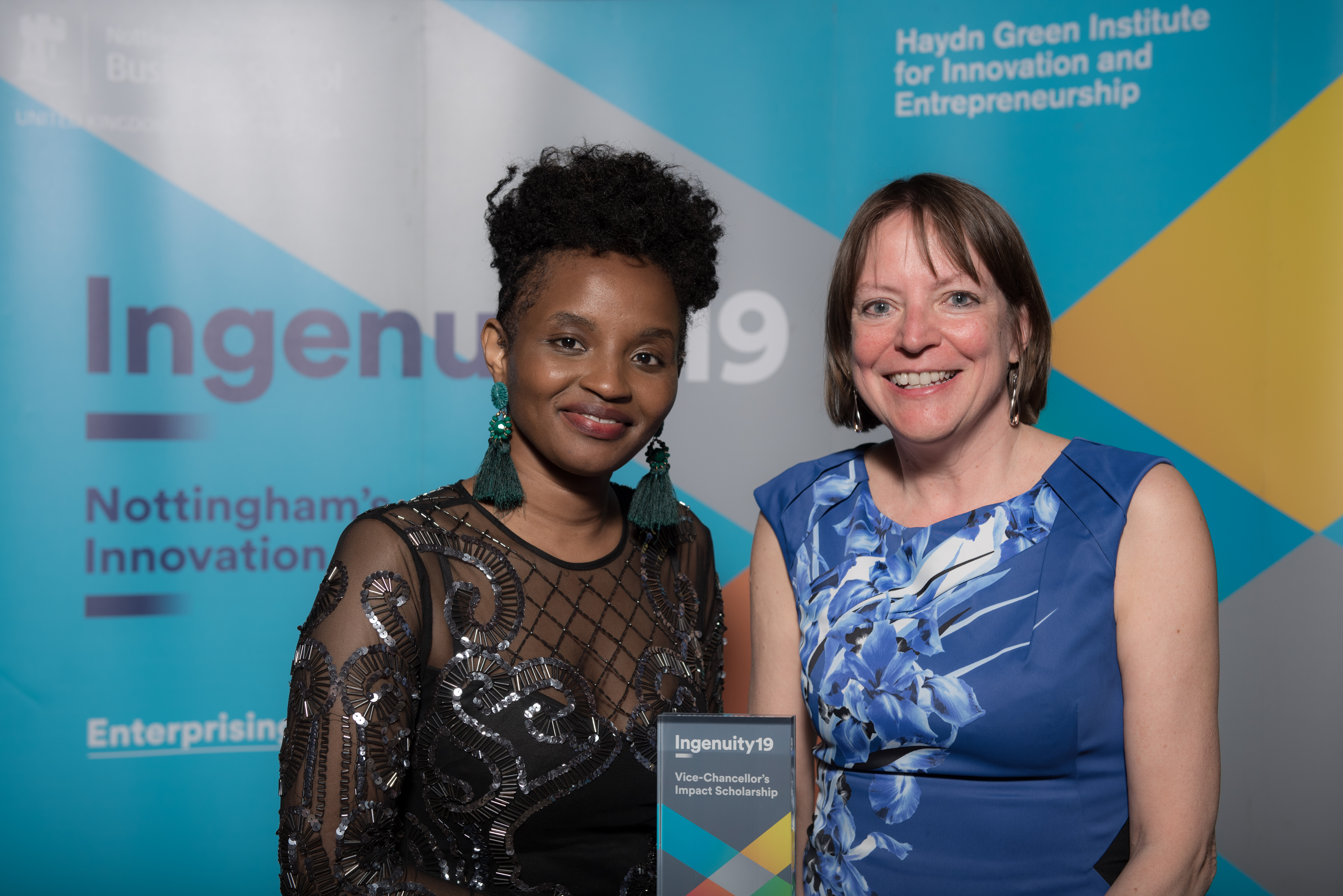 Two members at the Ingenuity Lab 19 awards