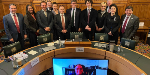 Group photo of policymakers and our researchers