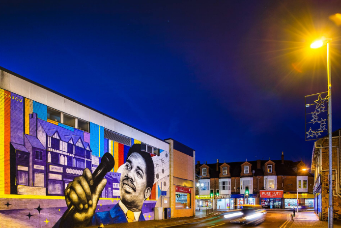 Murals of Paul Smith, Richard Beckinsale and Edwin Starr