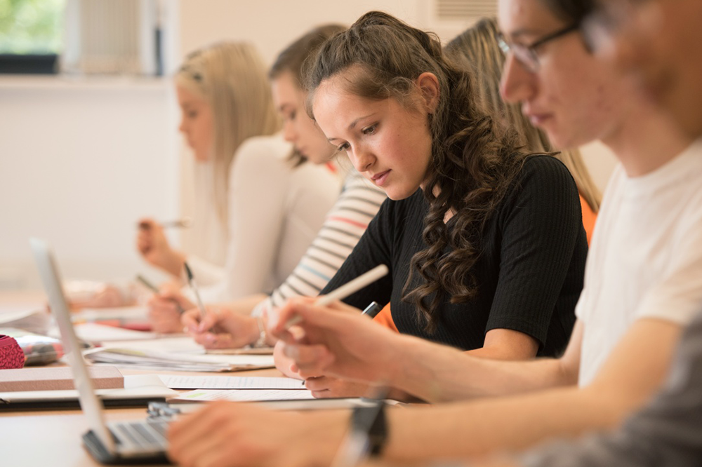 Students in a seminar