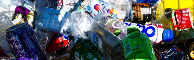 Photograph of plastic waste
